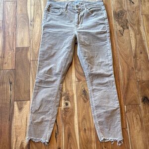 Mother Raw Hem Corduroys